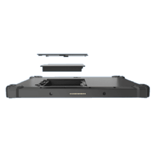 NB-I17J widok od boku z wysuniętą baterią