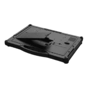 Notebook NB-SI14 widok z dołu z wysuniętym akumulatorem hotswap